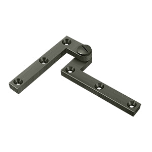 DELTANA 4-3/8" x 5/8" x 1-7/8" Solid Brass Pivot Hinge