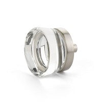 SCHAUB City Lights Flat Disc Glass Knob