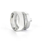SCHAUB City Lights Flat Disc Glass Knob