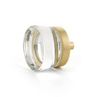 SCHAUB City Lights Flat Disc Glass Knob