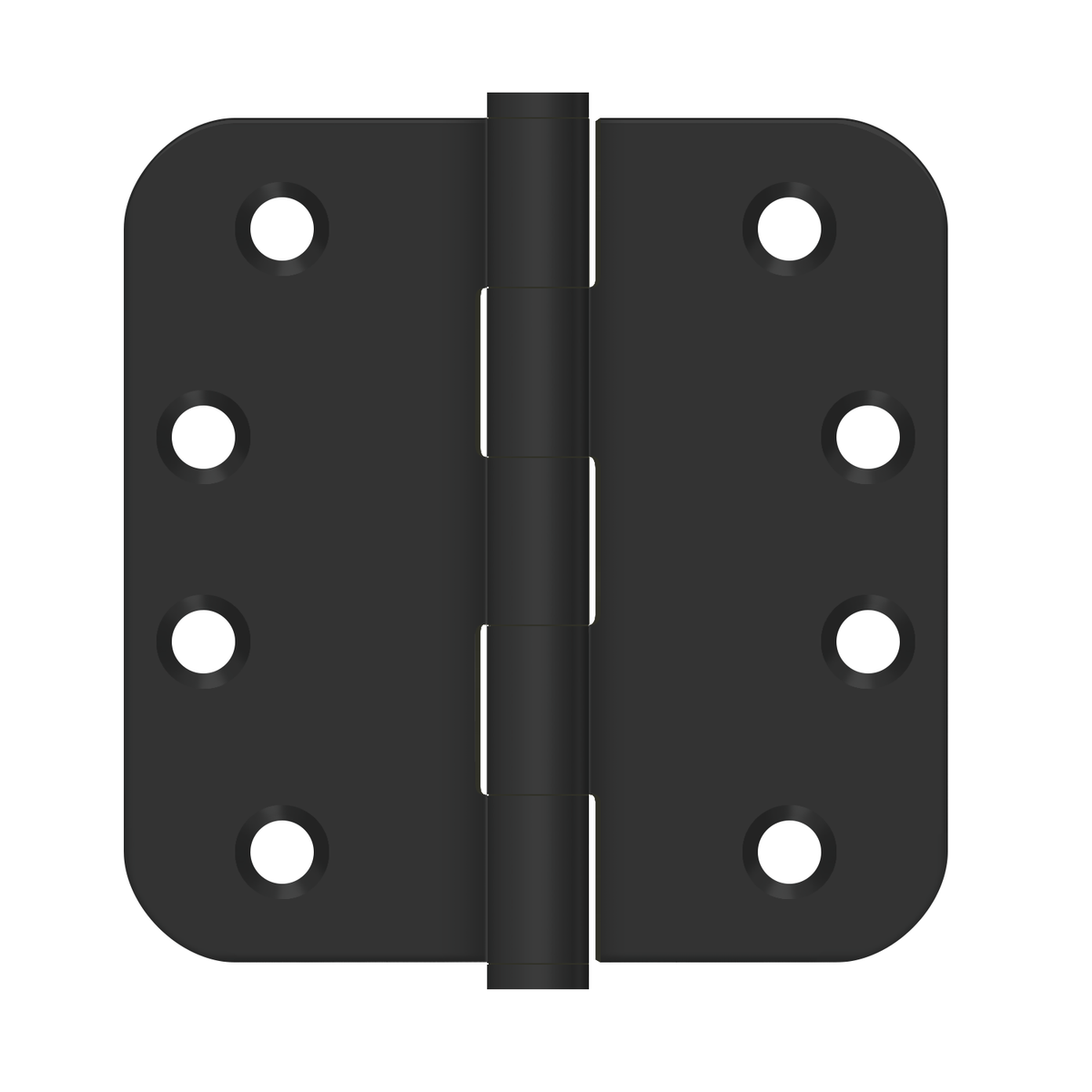 DELTANA 4" x 4" x 5/8" Radius Corner, Stainless Steel, Residential, NRP Hinge
