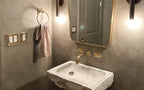 EMTEK Traditional Brass Towel Ring