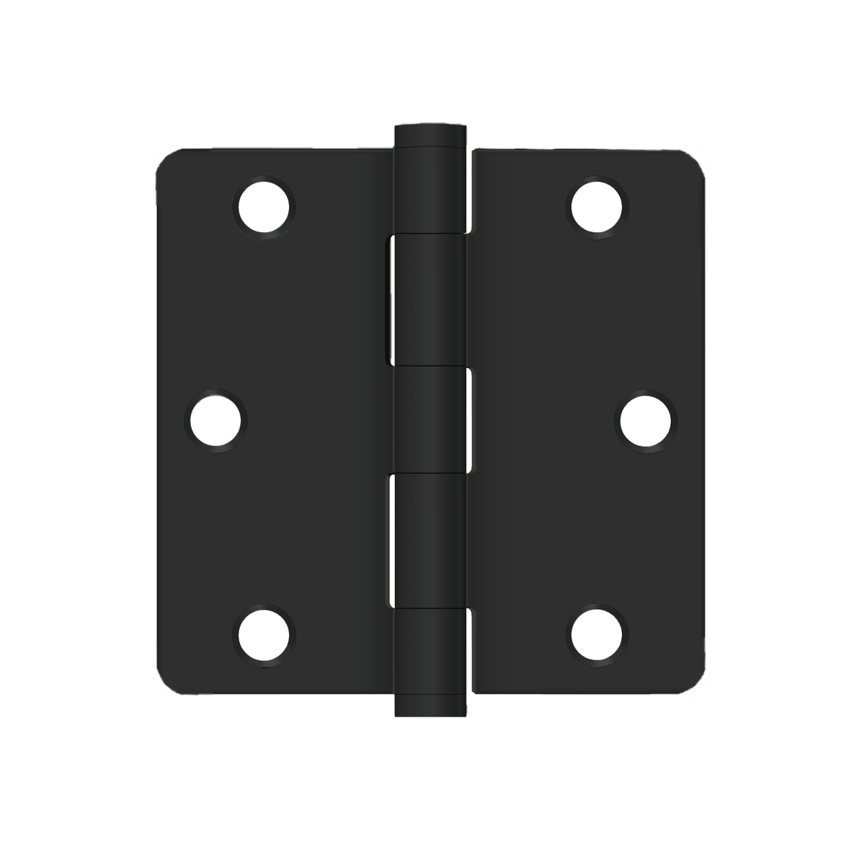 DELTANA 3-1/2" x 3-1/2" x 1/4" Radius Corner Stainless Steel Hinge