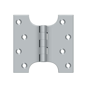 DELTANA 4" x 4" Full Mortise, Solid Brass, Parliament Hinge