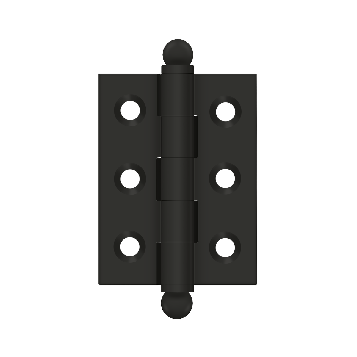 DELTANA 2" x 1-1/2" Solid Brass, Cabinet Hinge