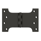 DELTANA 4" x 6" Full Mortise, Solid Brass, Parliament Hinge