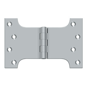 DELTANA 4" x 6" Full Mortise, Solid Brass, Parliament Hinge
