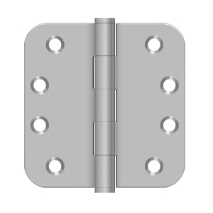 DELTANA 4" x 4" x 5/8" Radius Corner, Stainless Steel, Residential, NRP Hinge