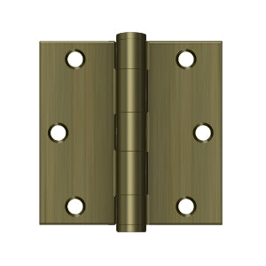 DELTANA 3-1/2" x 3-1/2" x 1/4" Radius Corner, Heavy Duty, Hinge