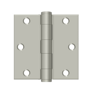 DELTANA 3-1/2" x 3-1/2" x 1/4" Radius Corner, Heavy Duty, Hinge