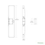 HES 9700 Series Surface Mounted Electric Strike