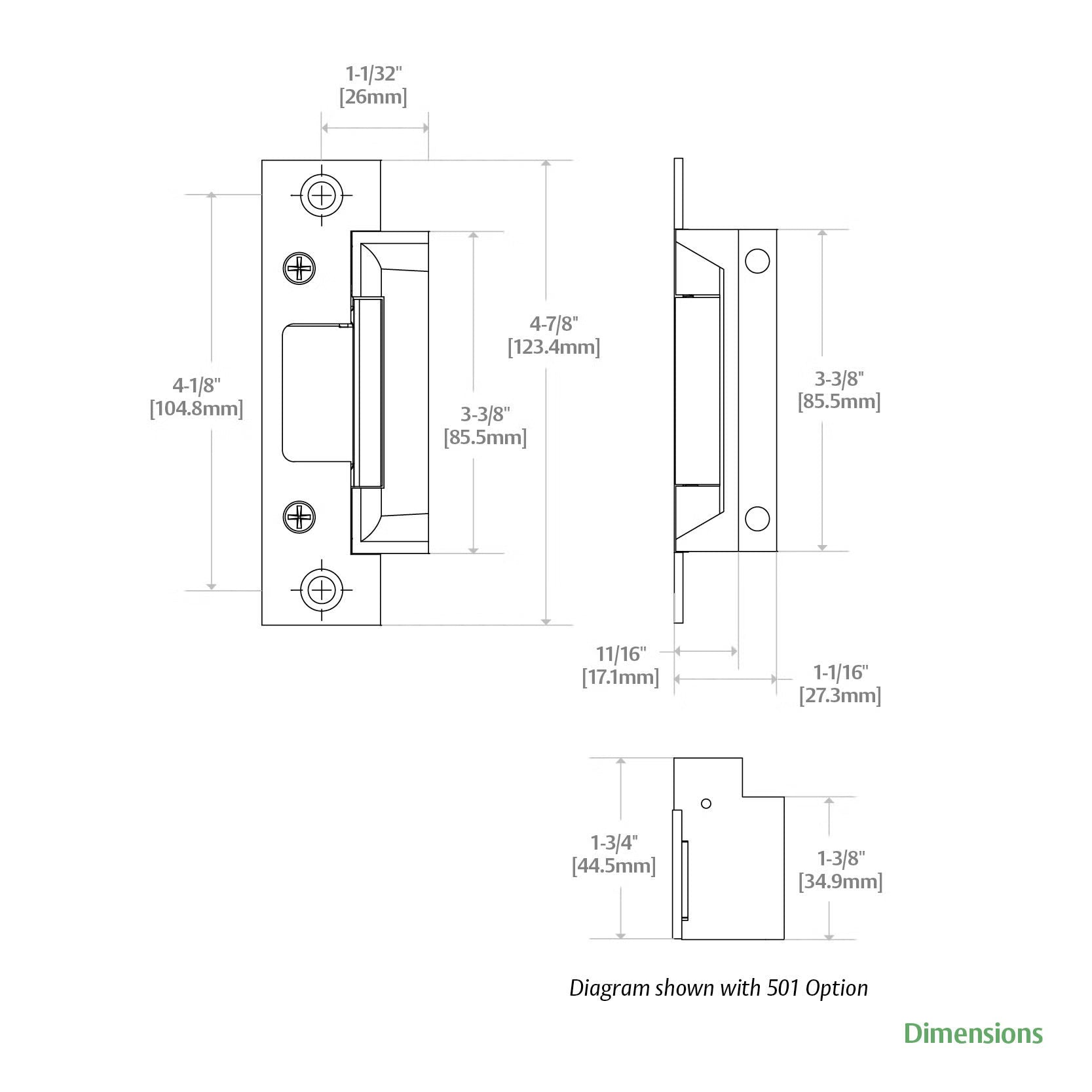 HES 5300C Series Electric Strike
