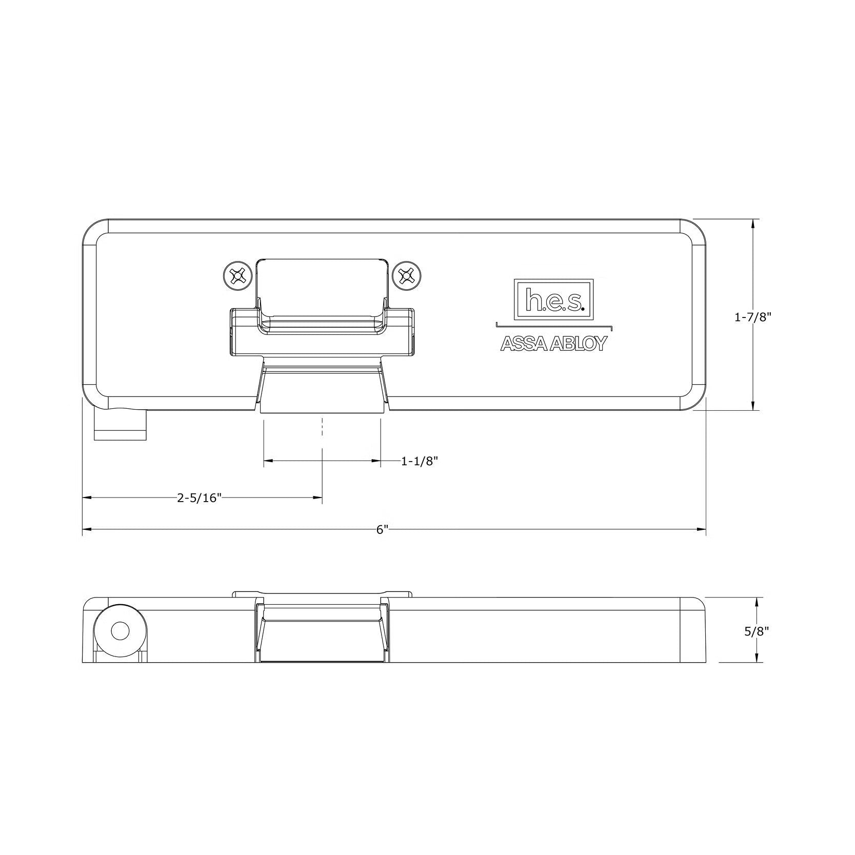 HES 9100 Series Surface Mounted Electric Strike