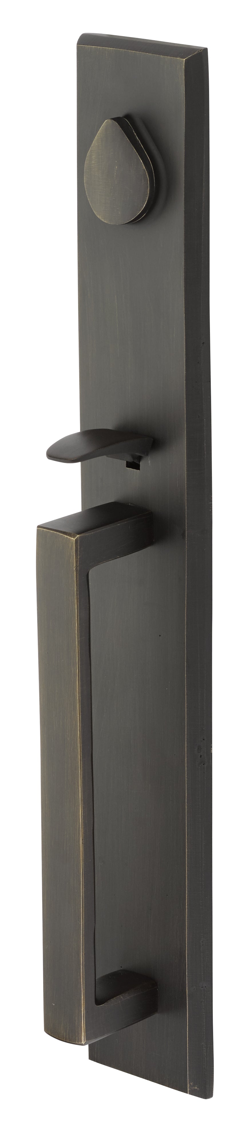 EMTEK Rustic Modern Rectangular Full Length Tubular Entry Set