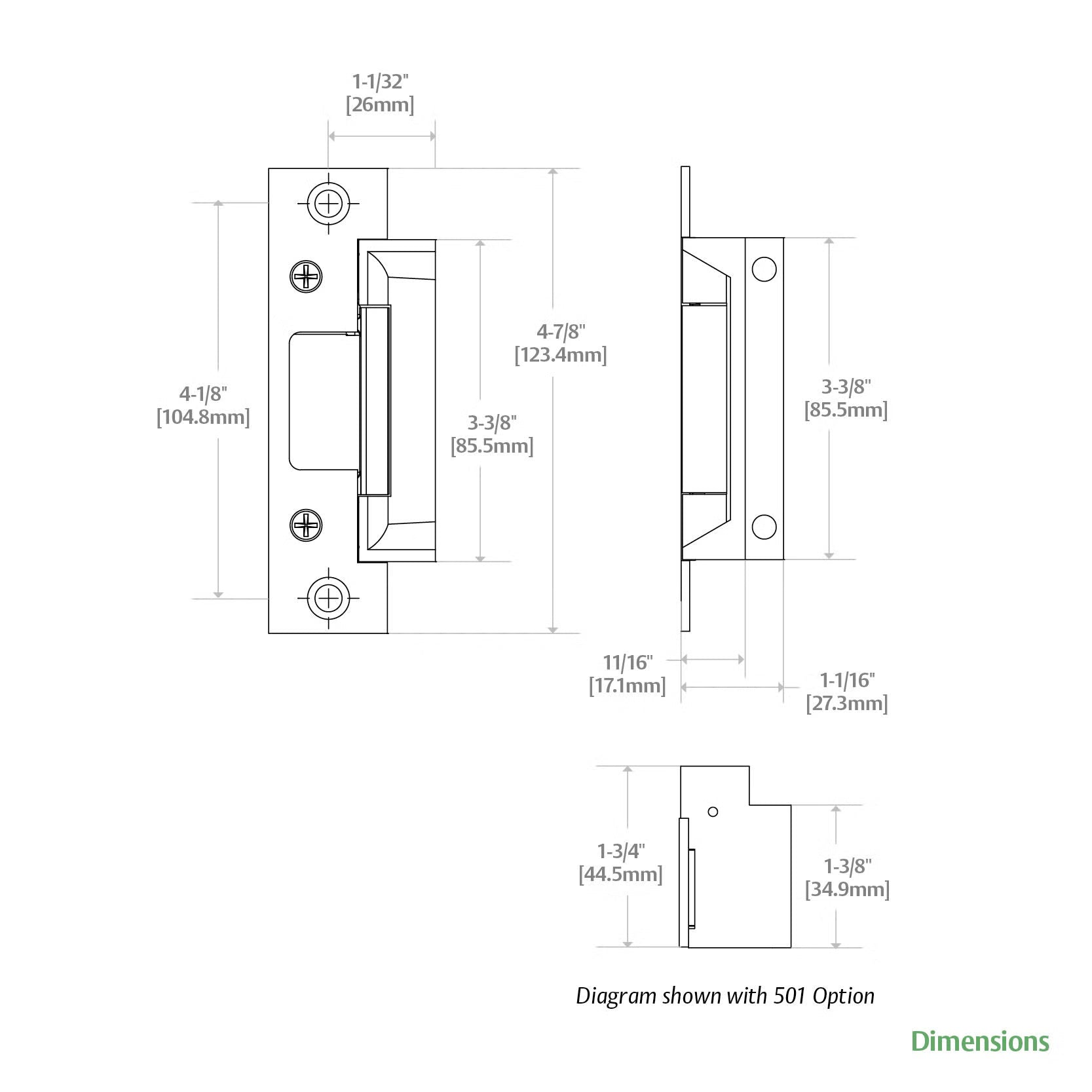 HES 5000C Series Electric Strike