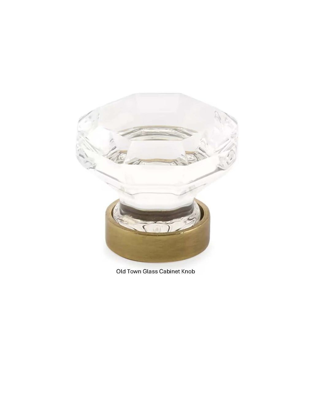 EMTEK Old Town Glass Cabinet Knob