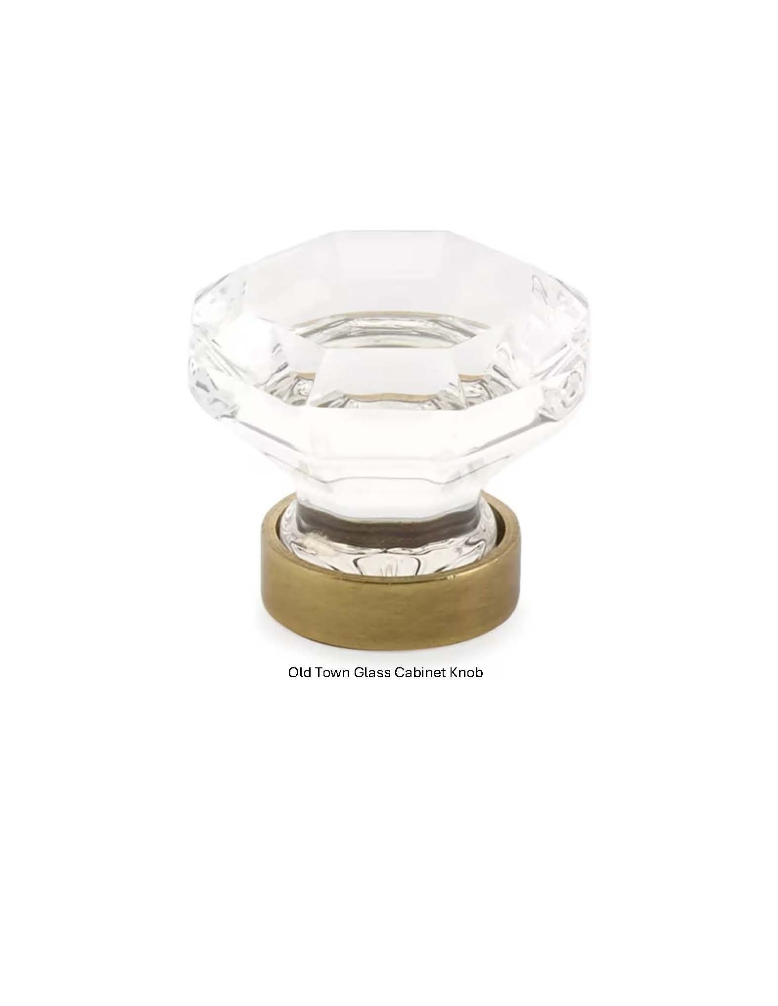 EMTEK Old Town Glass Cabinet Knob