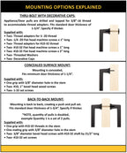 EMTEK Rail Appliance Pull