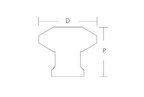 SCHAUB Menlo Park Faceted Knob