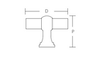 Schaub Lumiere Transitional T-Knob