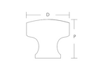 SCHAUB Menlo Park Ridged Knob