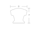 SCHAUB Menlo Park Stepped Round Knob