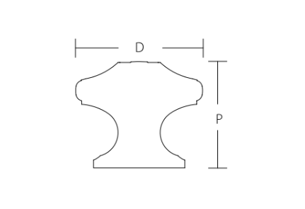 SCHAUB Empire Round Knob