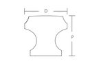 SCHAUB Empire Square Knob