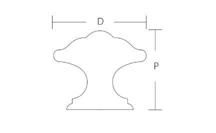 SCHAUB Corinthian Round Knob