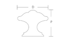 SCHAUB Corinthian Round Knob