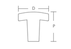 SCHAUB Martello Square Knob