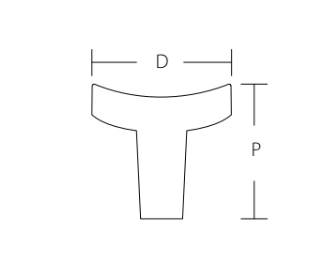 SCHAUB Martello Rectangular Knob