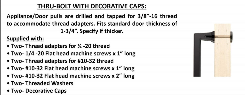 Emtek 84172 Select Bar Knurled Appliance Pull. SIZE: 24 inches.