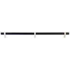 Emtek 84173 Select Bar Knurled Appliance Pull. SIZE: 36 inches. Back to Back Mount