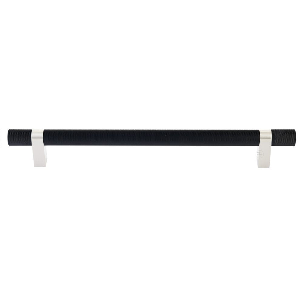 Emtek 84170 Select Bar Knurled Appliance Pull. SIZE: 12 inches. Back to Back Mount