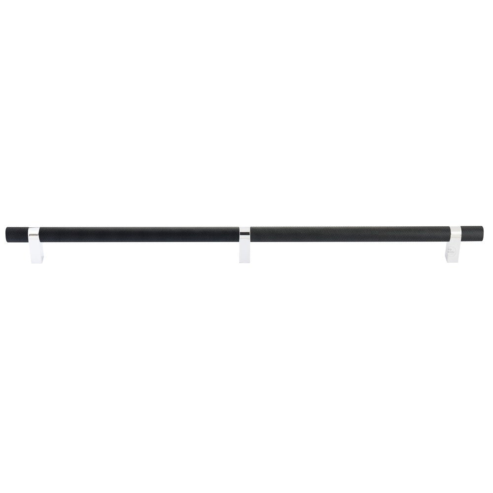 Emtek 84173 Select Bar Knurled Appliance Pull. SIZE: 24 inches. Back to Back Mount