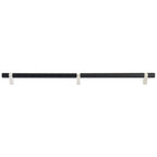 Emtek 84173 Select Bar Knurled Appliance Pull. SIZE: 36 inches. Back to Back Mount