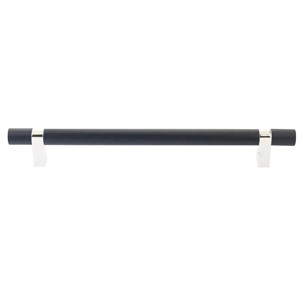 Emtek 84170 Select Bar Knurled Appliance Pull. SIZE: 12 inches. Back to Back Mount