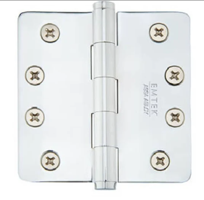 EMTEK Heavy Duty, Solid Brass, Plain Bearing Hinges (Pair)