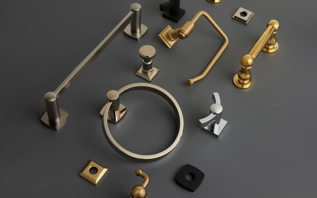 EMTEK Modern Brass Towel Ring