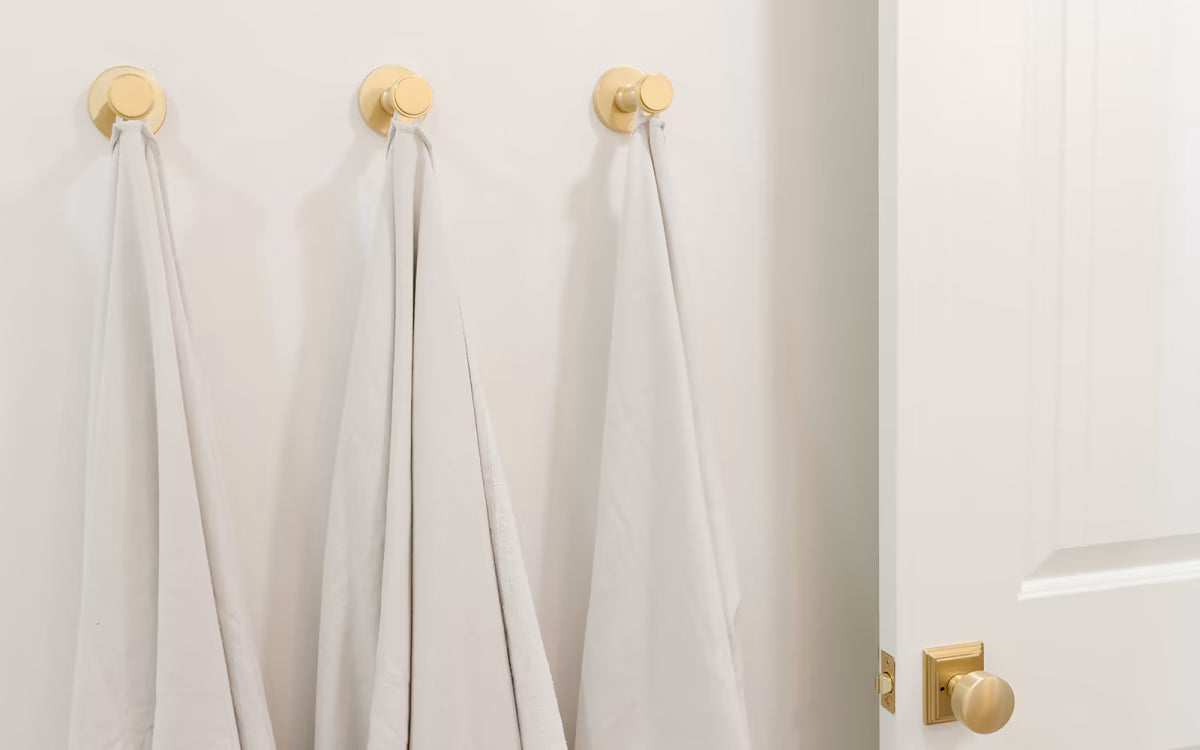 EMTEK Transitional Brass Single Hook with Rosette