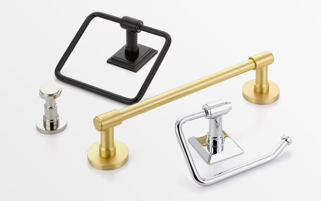 EMTEK Transitional Brass Towel Ring
