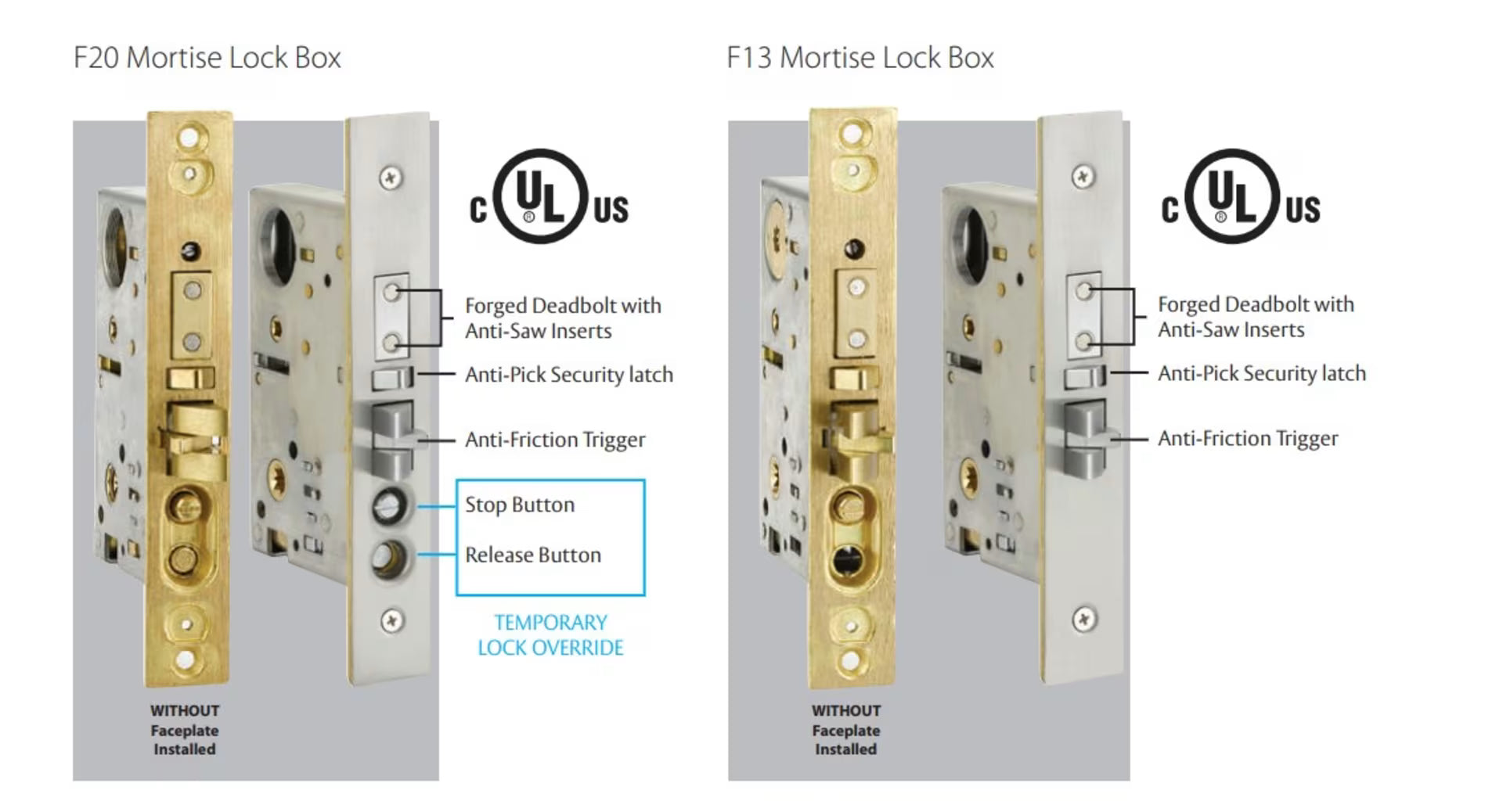 EMTEK  Cheyenne Mortise Entry Set