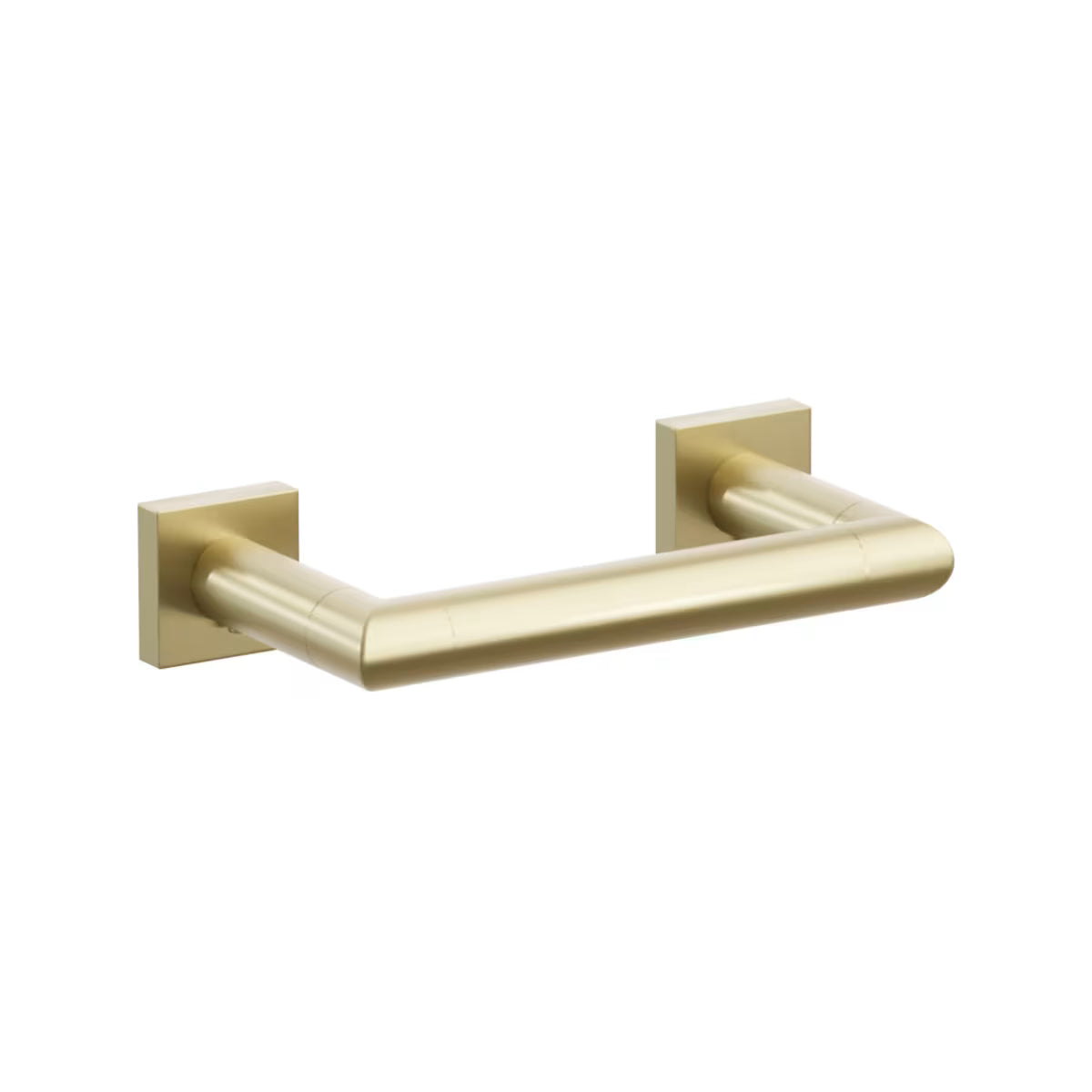 EMTEK Modern Tubular Brass Paper Holder - Pivoting Double Post