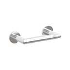 EMTEK Modern Tubular Brass Paper Holder - Pivoting Double Post