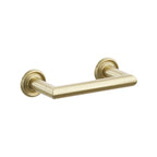 EMTEK Modern Tubular Brass Paper Holder - Pivoting Double Post