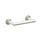 EMTEK Modern Tubular Brass Paper Holder - Pivoting Double Post