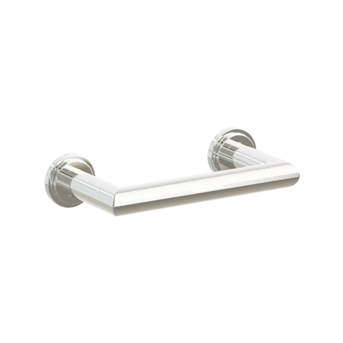EMTEK Modern Tubular Brass Paper Holder - Pivoting Double Post