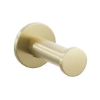 EMTEK Modern Tubular Brass Single Robe Hook With Rosette