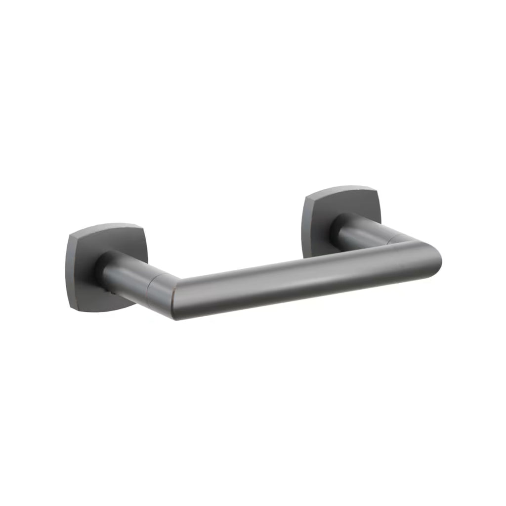 EMTEK Modern Tubular Brass Paper Holder - Pivoting Double Post